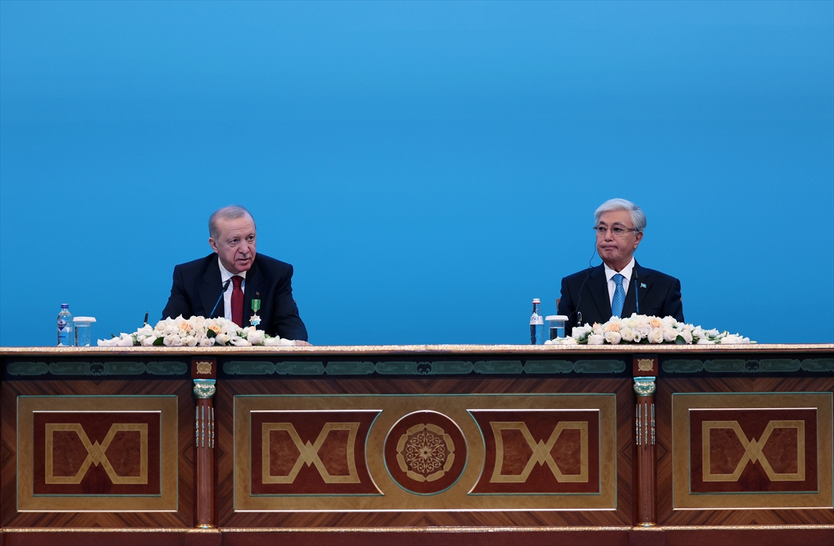 Erdoğan: Kazak petrolü Türkiye üzerinden taşınacak