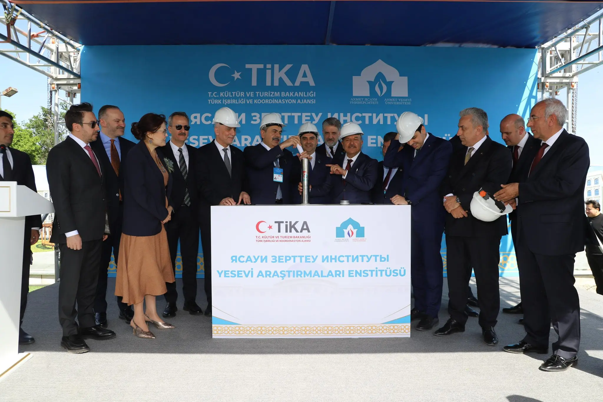 Kazakistan’da Yesevi Enstitüsü’nün temeli atıldı