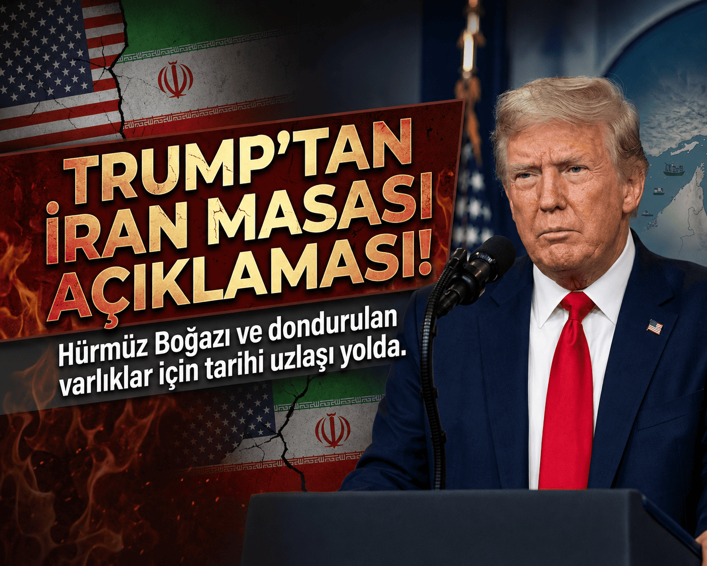 Washington-İran hattı hareketlendi: Trump ''Anlaşma yakın” dedi