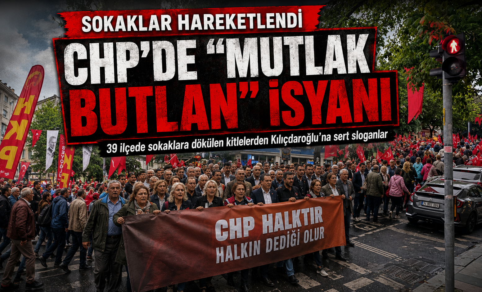 İstanbul’da CHP hareketlendi: 39 ilçede protesto