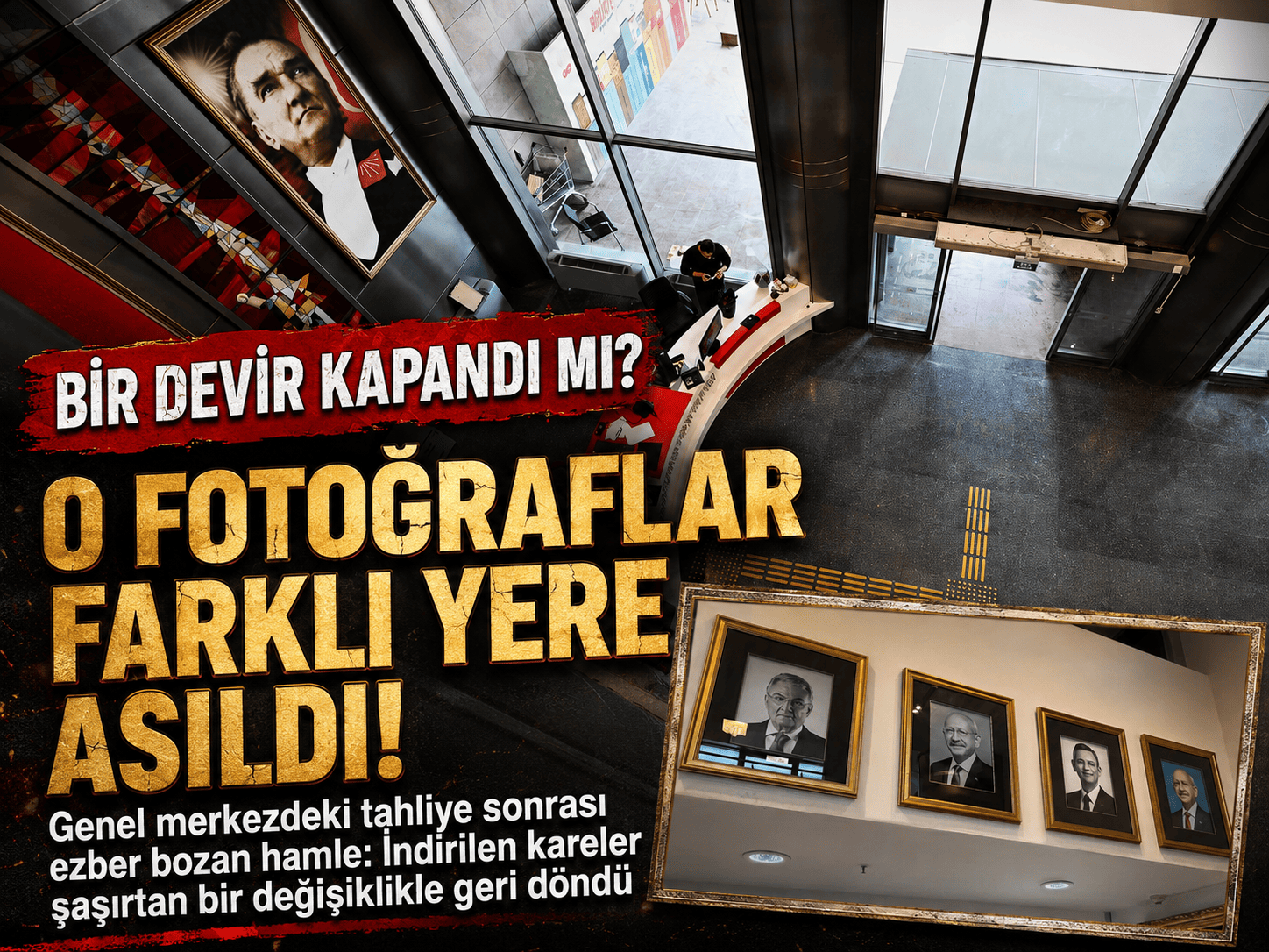 Mutlak butlan sonrası genel merkezde fotoğraf hamlesi!