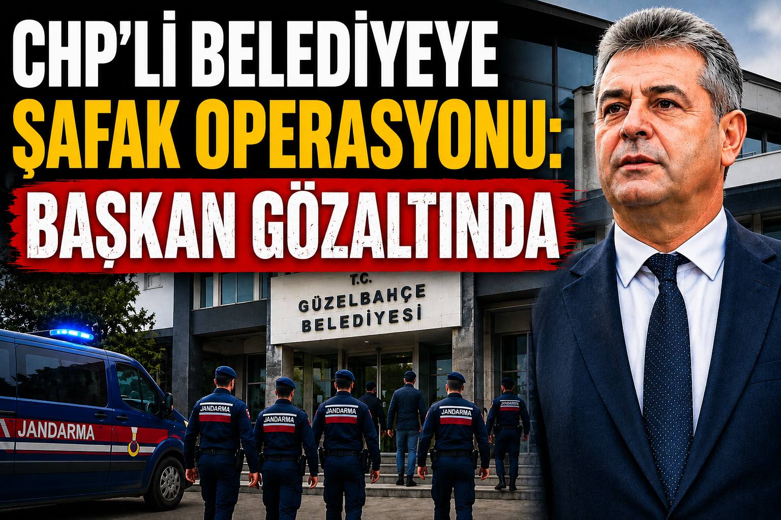 CHP’li belediyeye şafak operasyonu: Başkan gözaltında