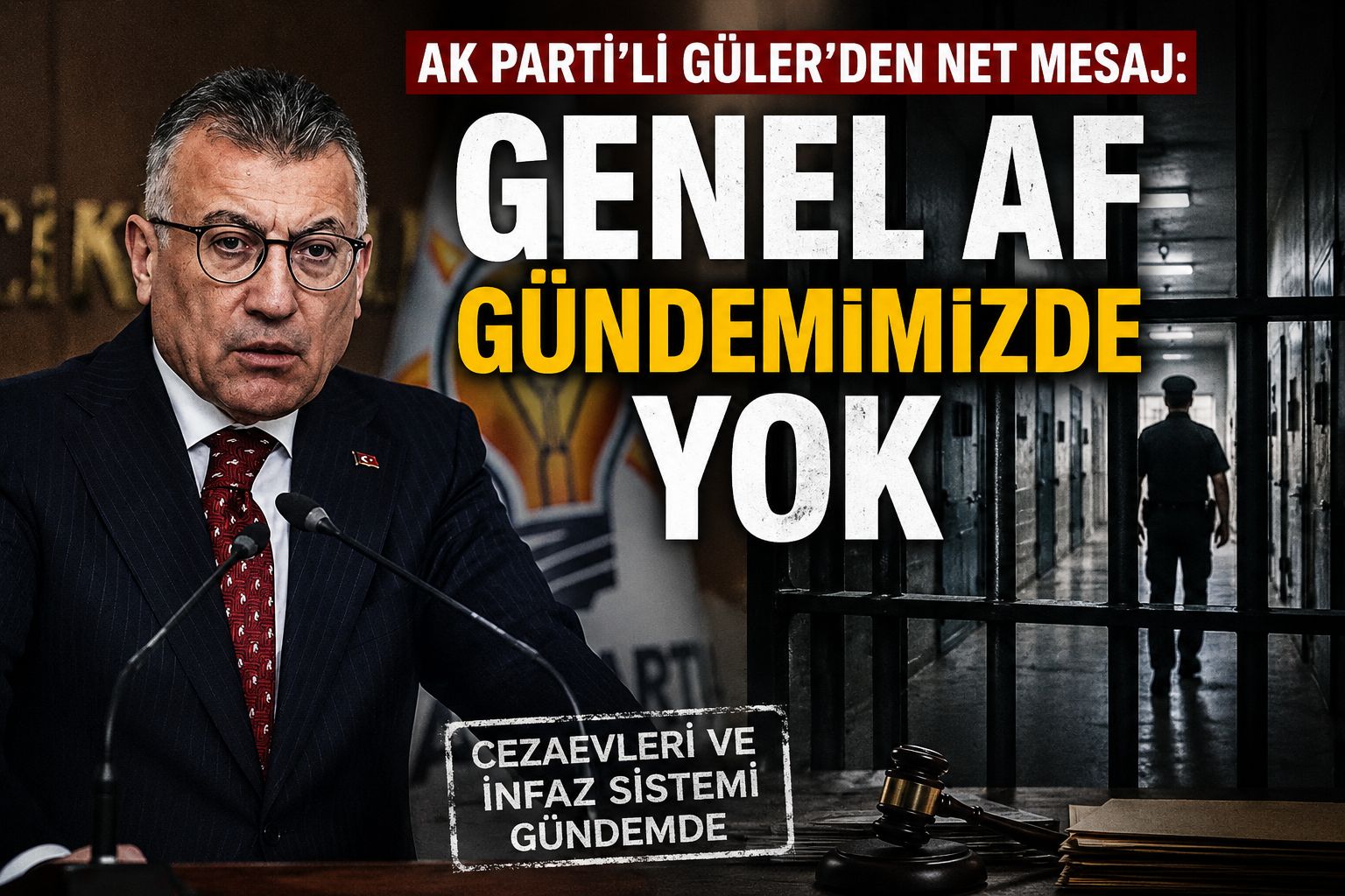 AK Parti’li Güler’den net mesaj: Genel af gündemimizde yok