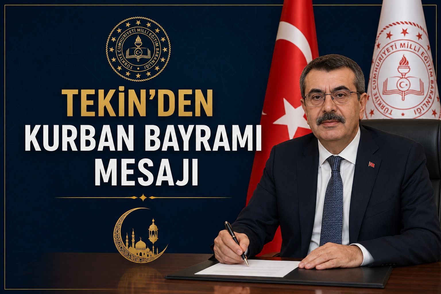 Tekin'den Kurban Bayramı mesajı