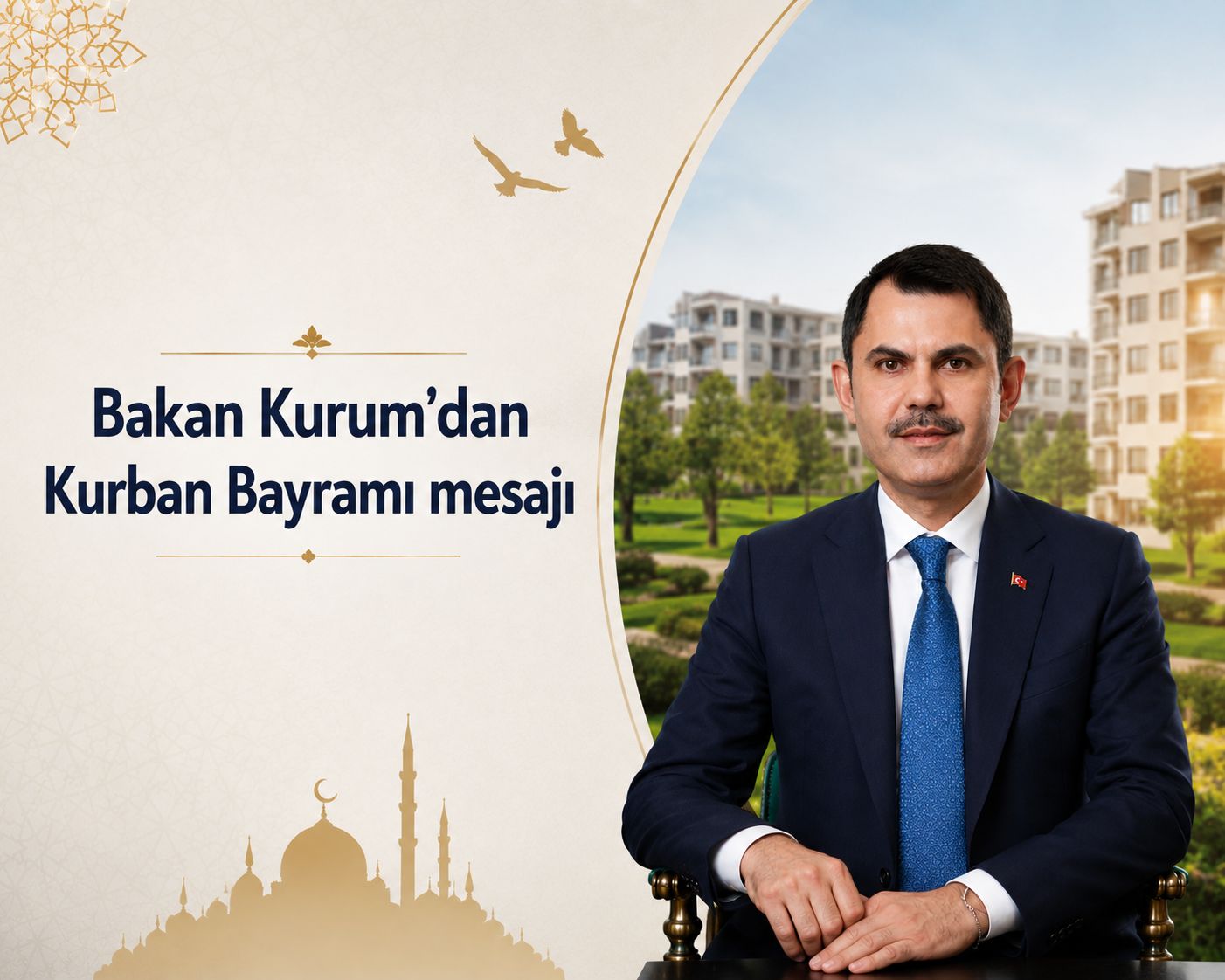 Bakan Kurum'dan Kurban Bayramı mesajı