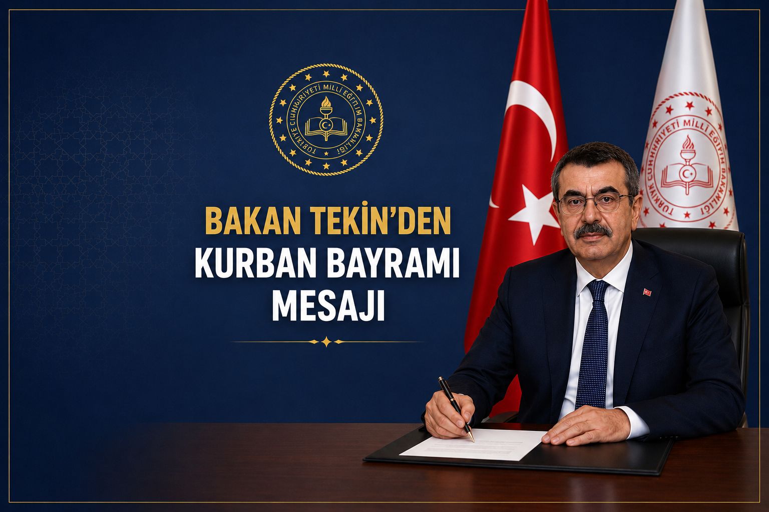 Tekin'den Kurban Bayramı mesajı