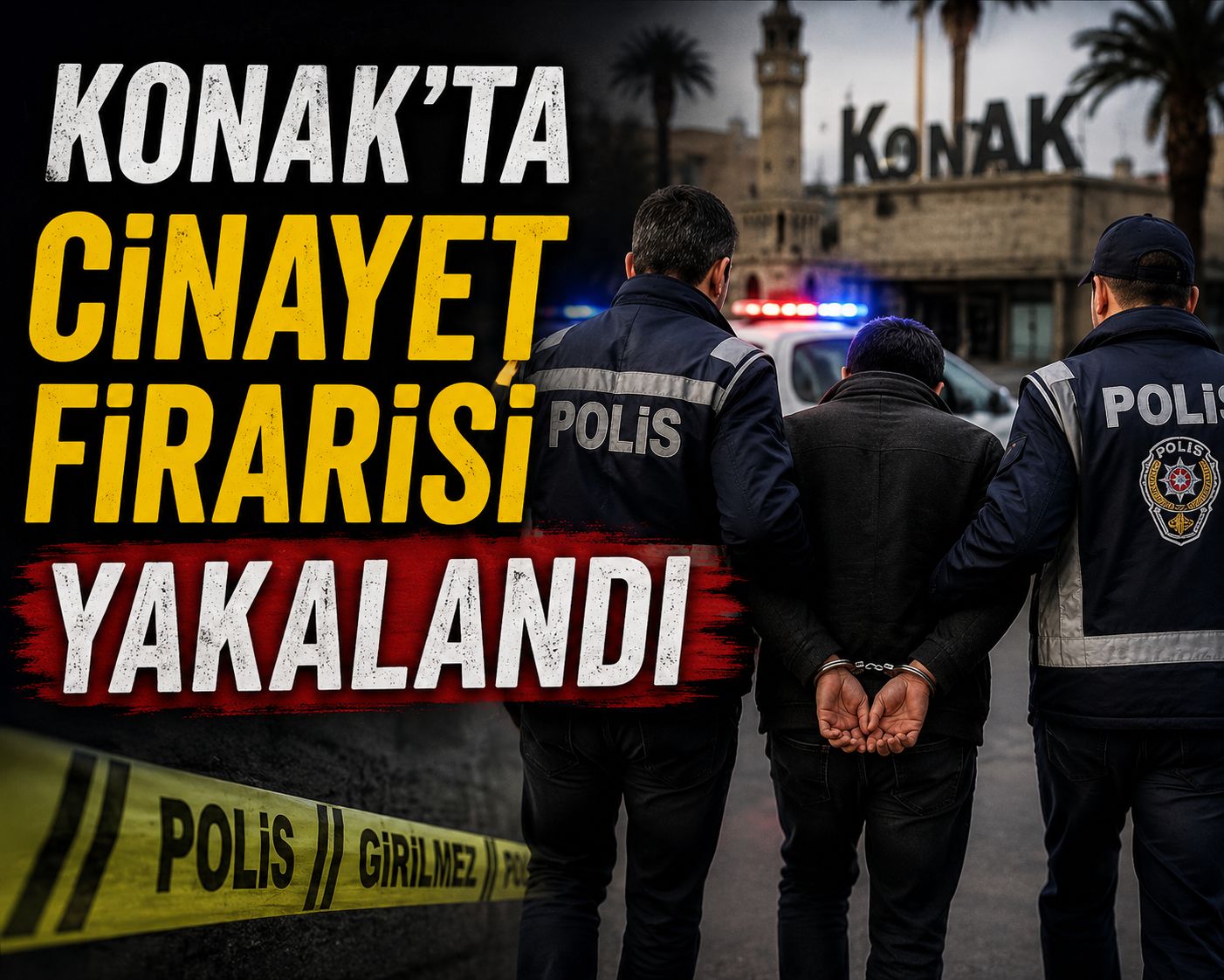 Konak'ta cinayet firarisi yakalandı