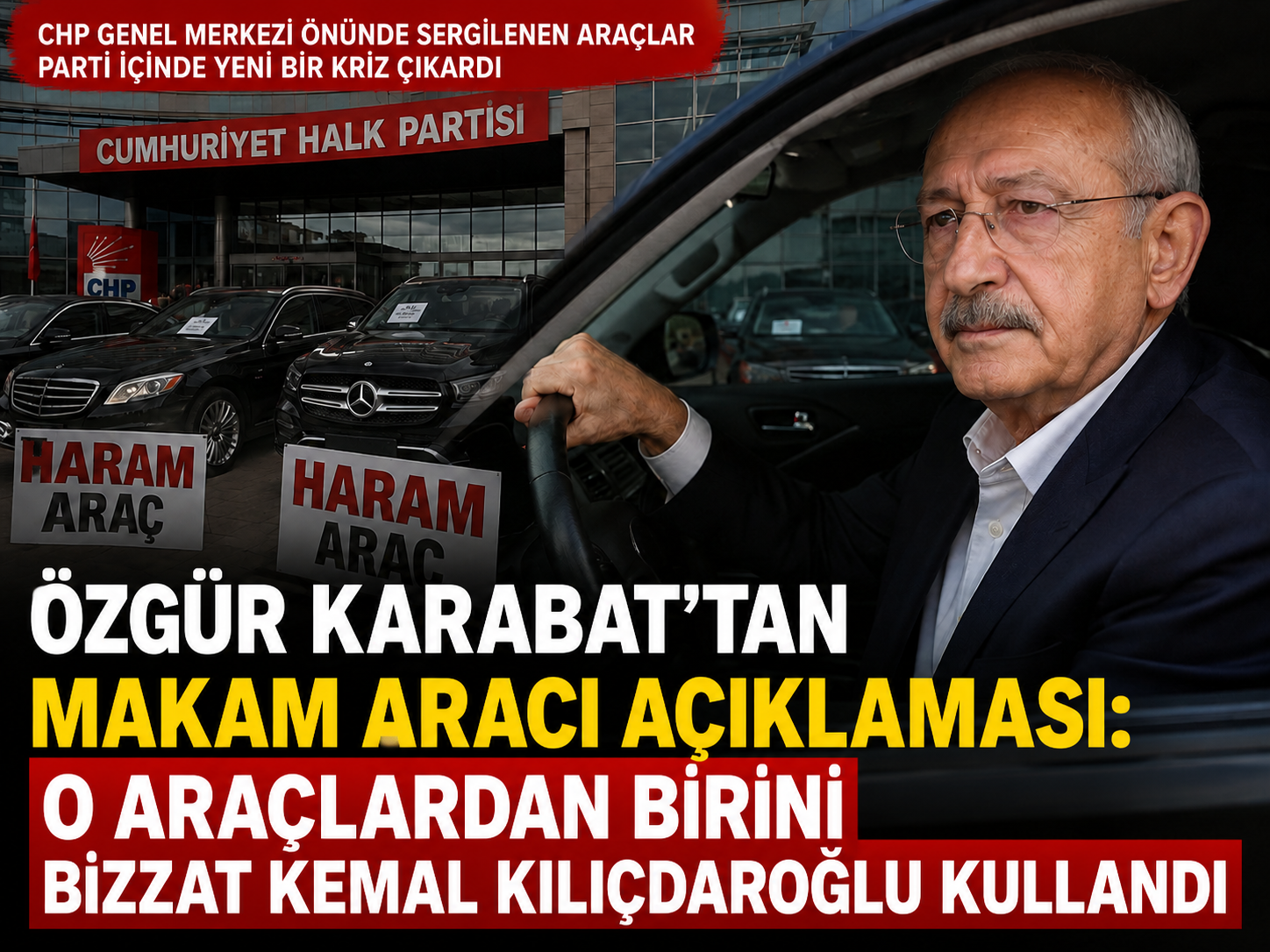 CHP’de makam aracı tartışması: Karabat’tan “Kılıçdaroğlu kullandı” yanıtı