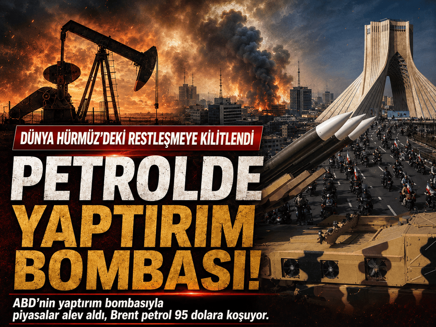 Küresel arzın şah damarı kesildi! Petrol kan ağlıyor