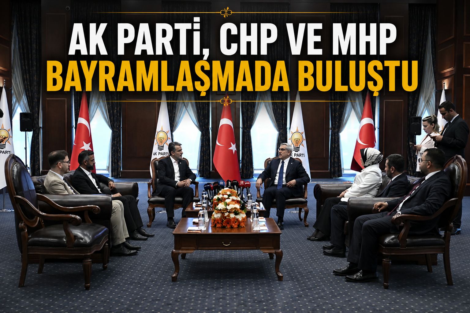 AK Parti, CHP ve MHP bayramlaşmada buluştu
