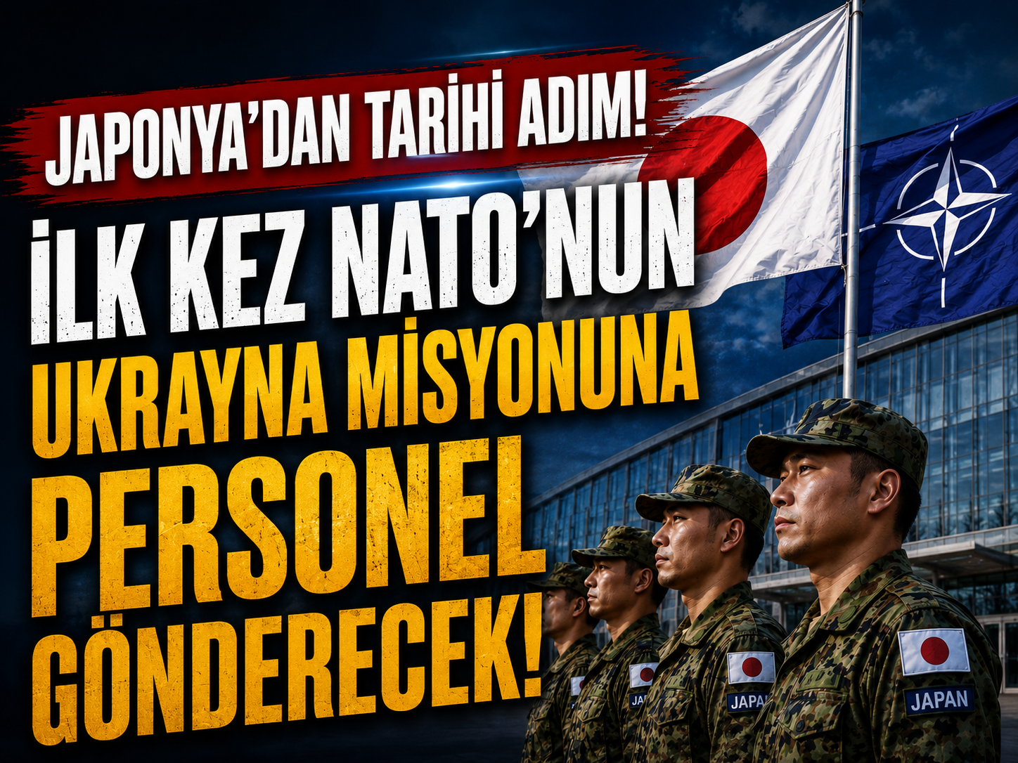 Japonya’dan NATO’nun Ukrayna misyonuna ilk personel desteği