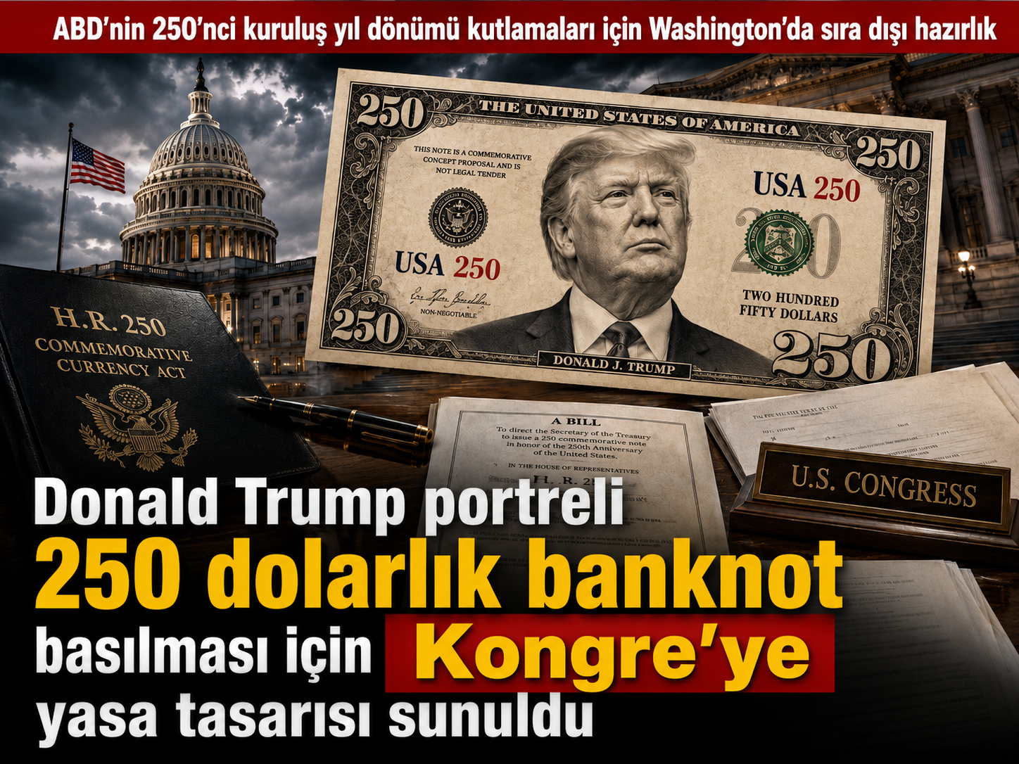 Dolara yeni portre iddiası: Trump banknotların üzerine mi basılacak?