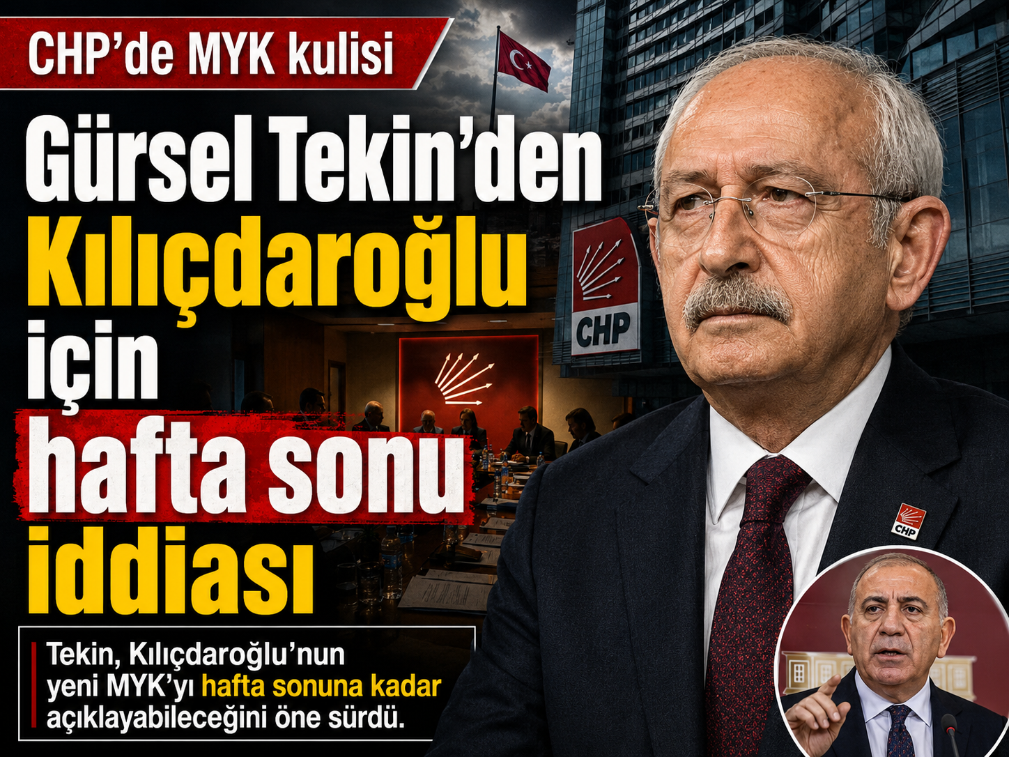 Gürsel Tekin: CHP’ye yeni katılımlar olacak