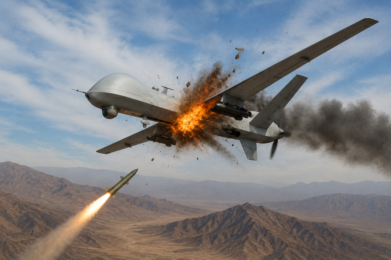 İran duyurdu: ABD’ye ait MQ-1 Predator vuruldu