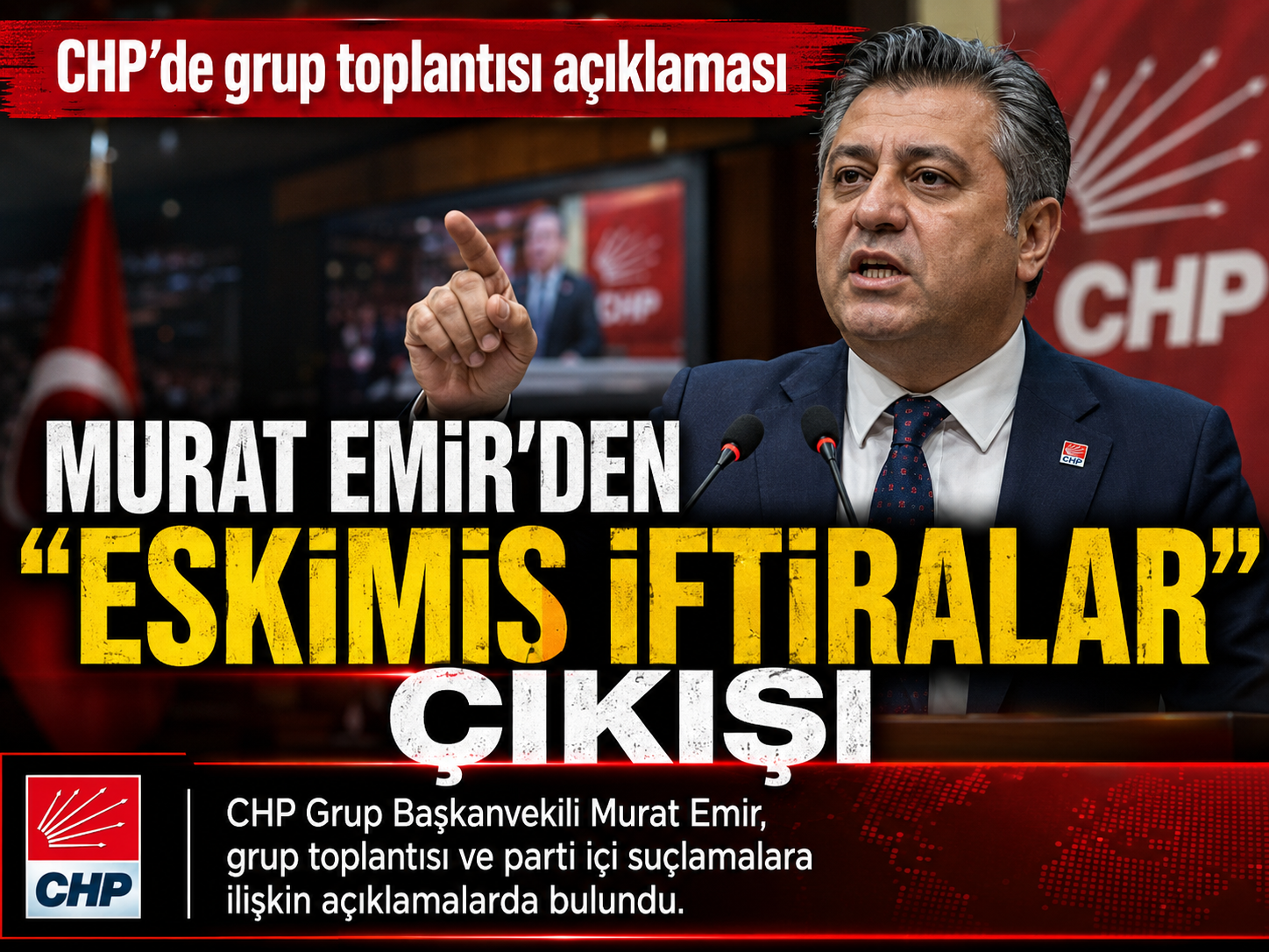 Murat Emir: Gündemi grup yönetimi belirler
