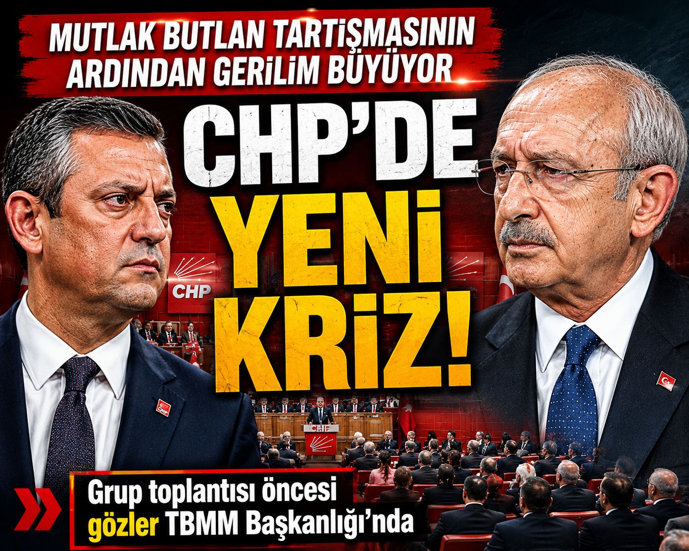 CHP'de grup toplantısı krizi
