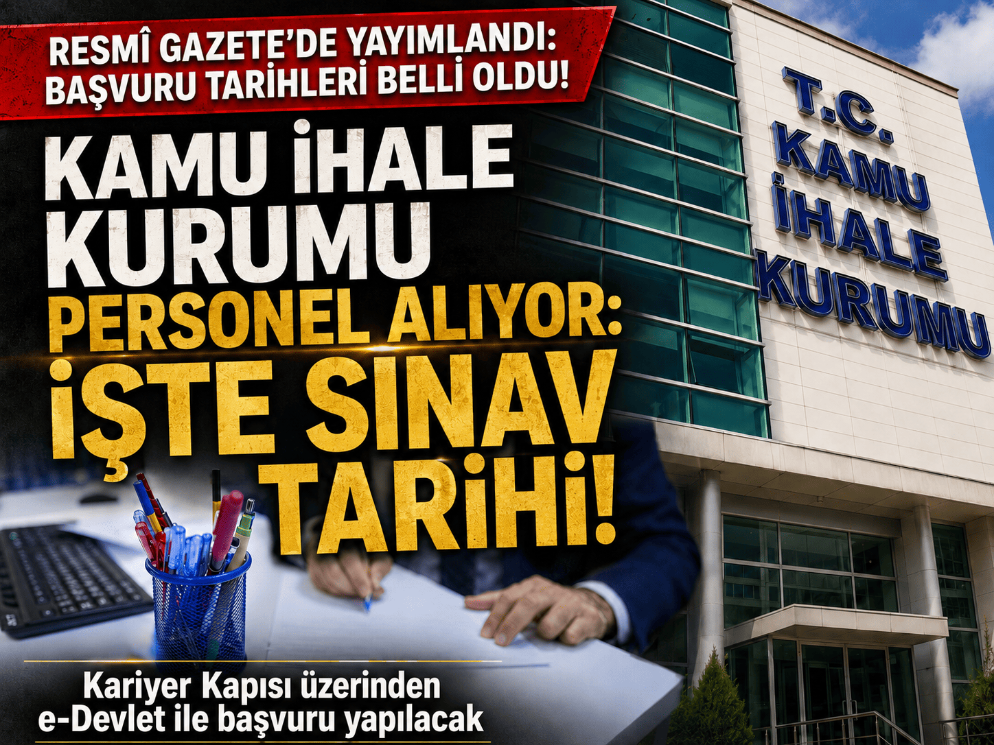 Kamu İhale Kurumu personel alacak! Başvurular Temmuz'da