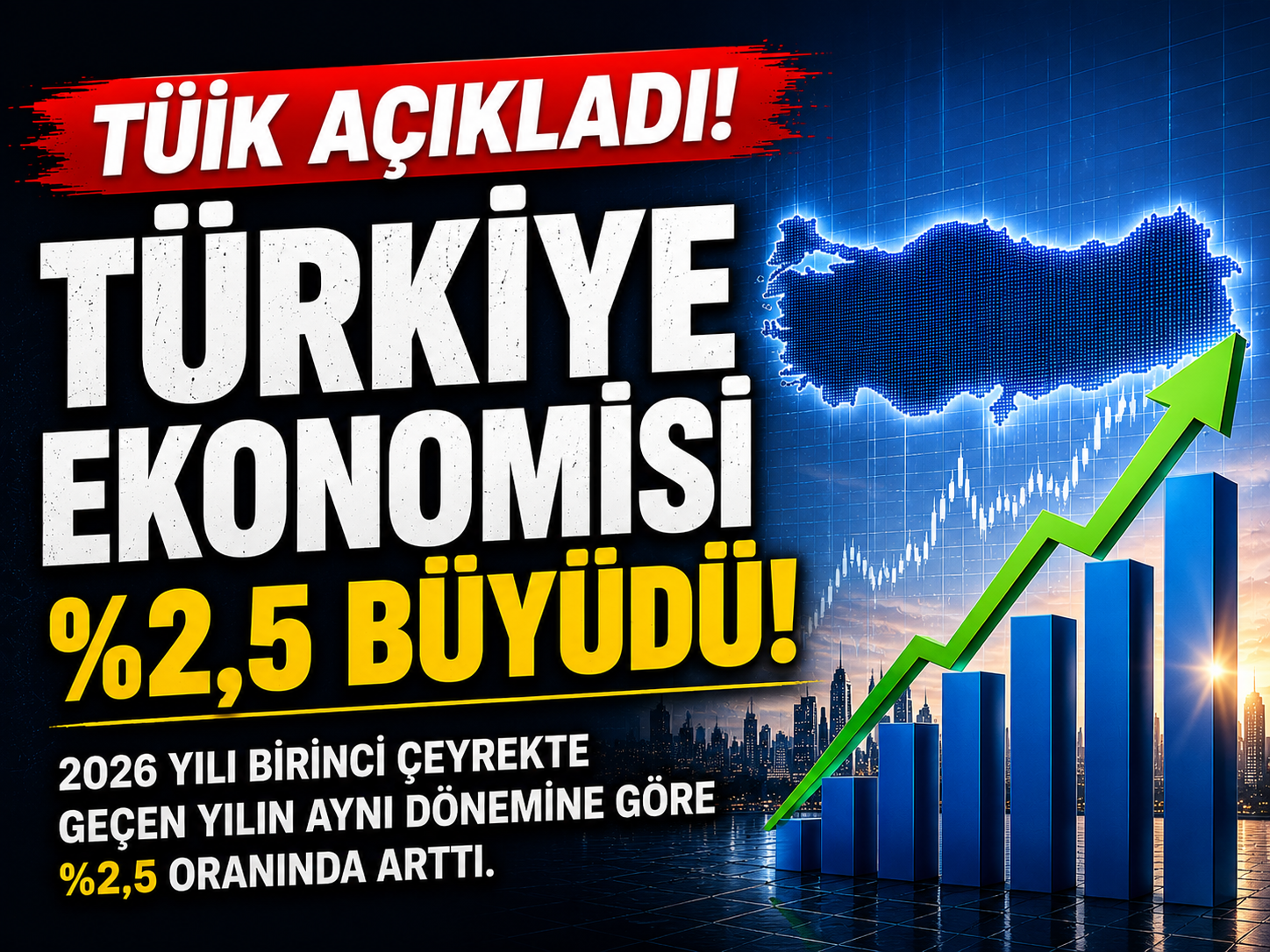 Türkiye ekonomisinde büyüme yavaşladı: İlk çeyrek verisi açıklandı