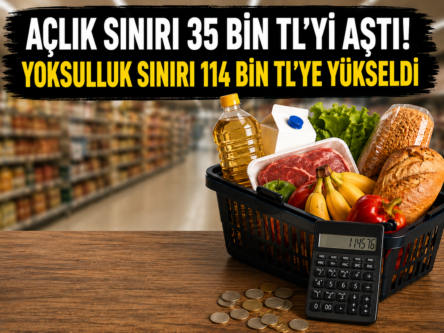 TÜRK-İŞ açıkladı: Açlık sınırı 35 bin lirayı aştı