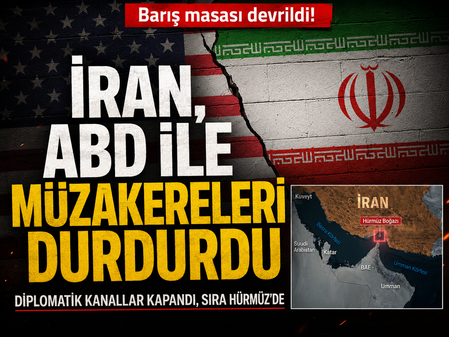 İran, ABD ile müzakereleri durdurdu