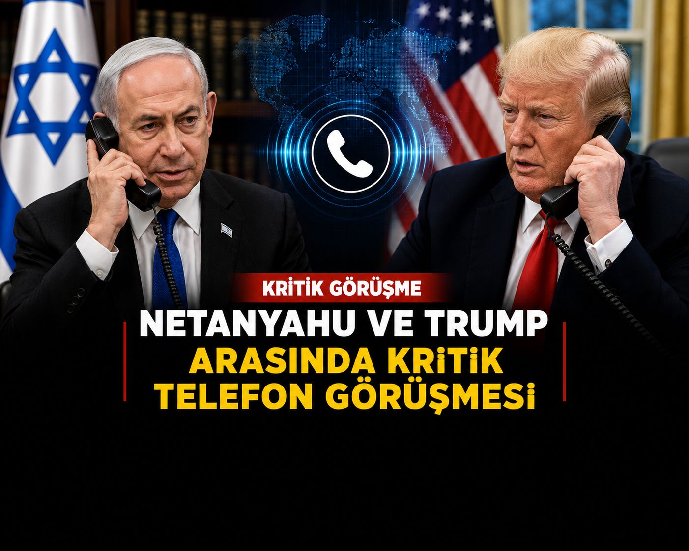 Netanyahu ve Trump arasında kritik telefon görüşmesi
