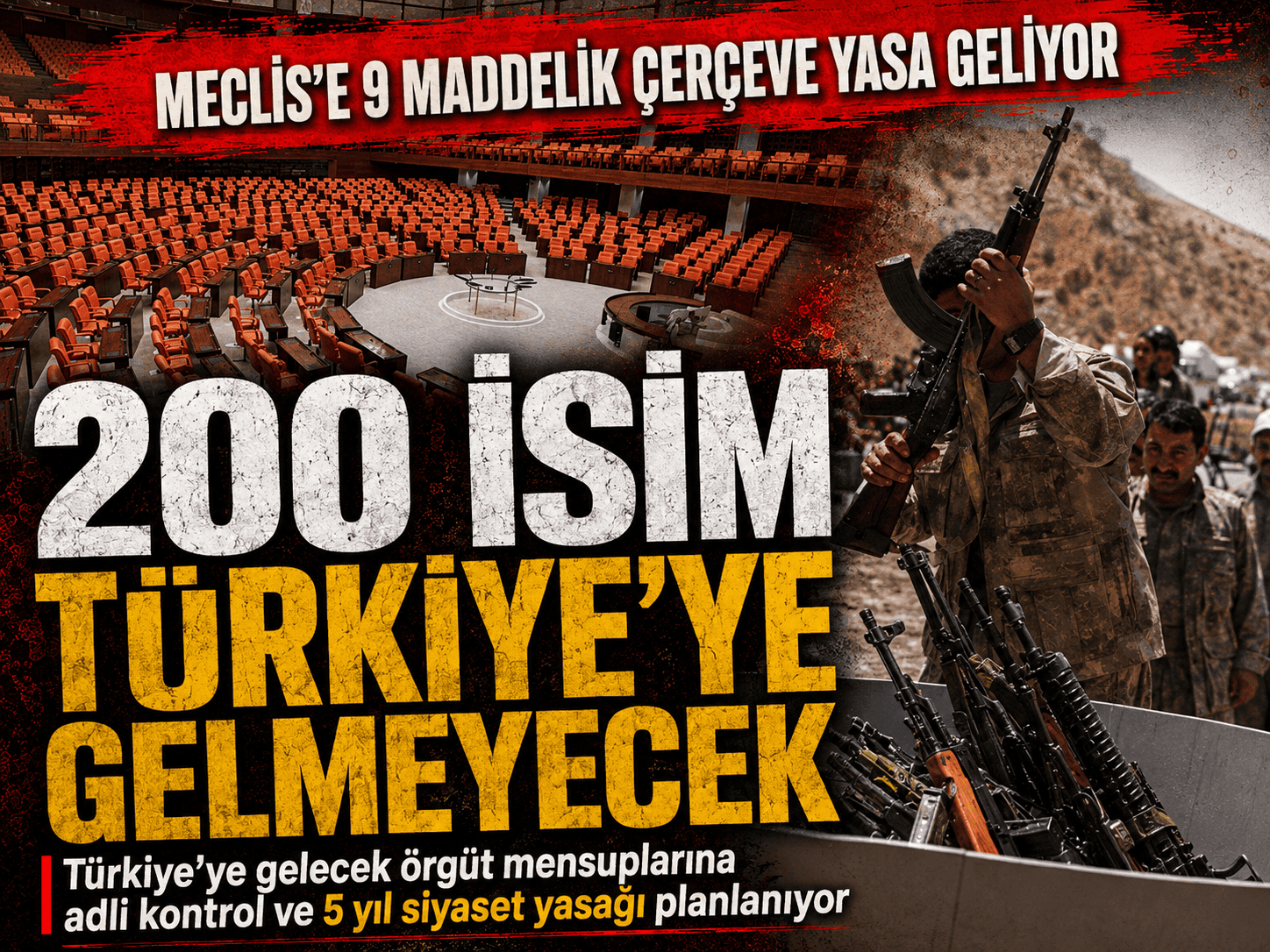 Terörsüz Türkiye yasası geliyor: Dönüş var, siyaset yok