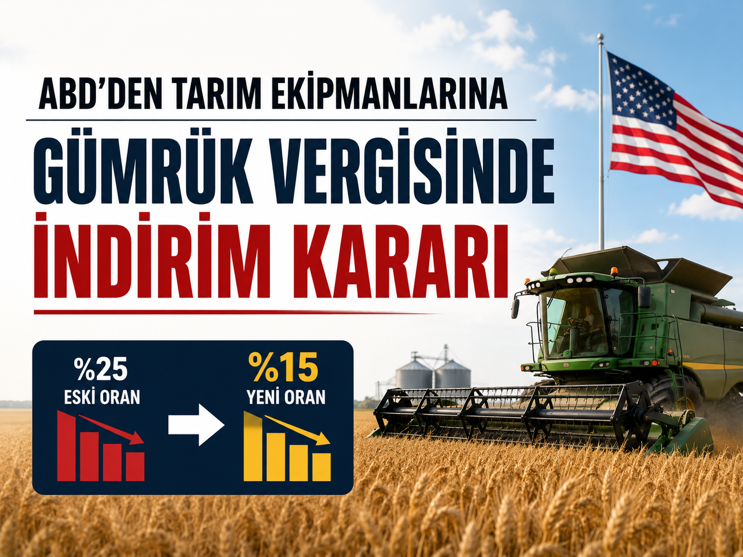 Trump yönetiminden tarım ekipmanlarına vergi indirimi