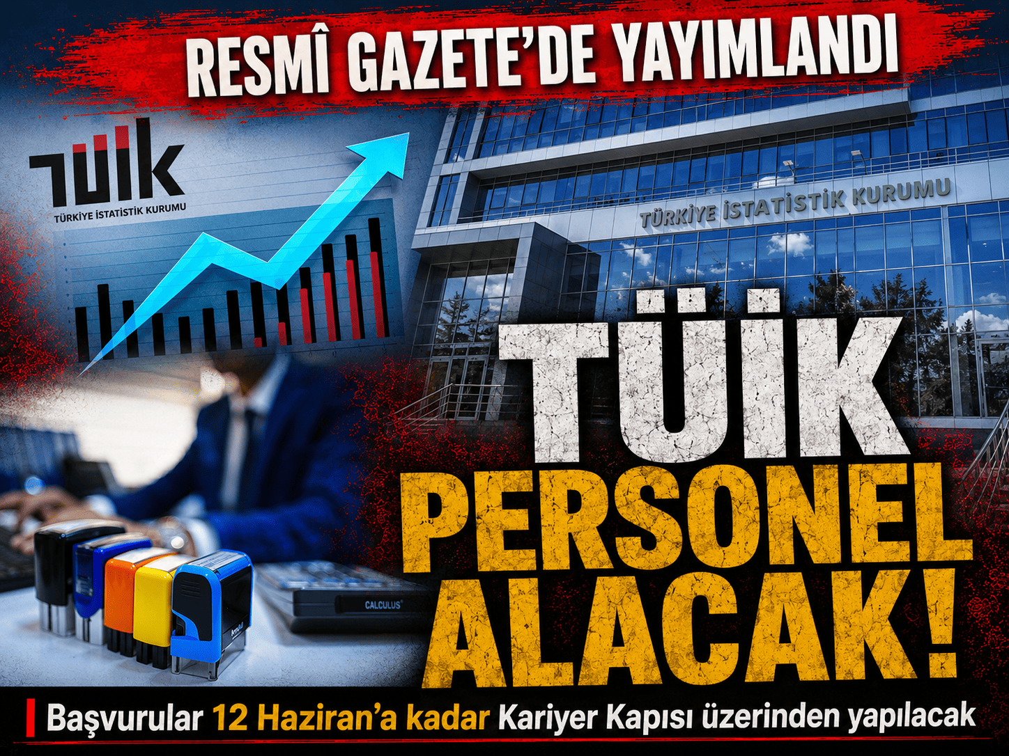 TÜİK personel alımı yapacak: Başvuru şartları duyuruldu!