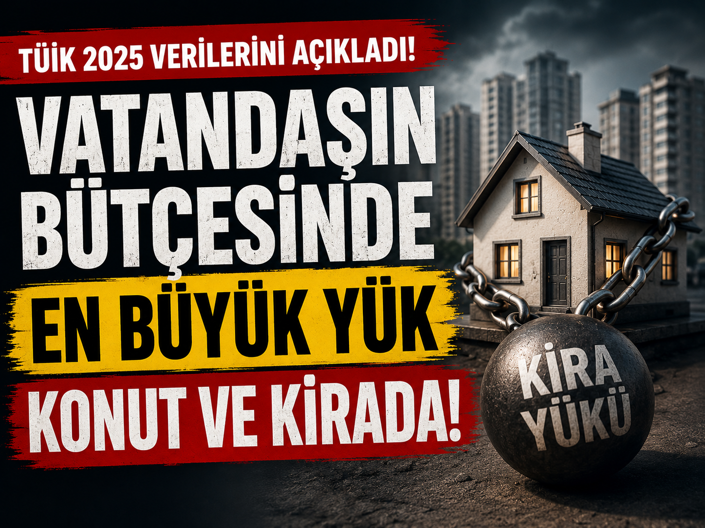 Türkiye’de yaşam maliyeti arttı: Konut giderleri zirvede