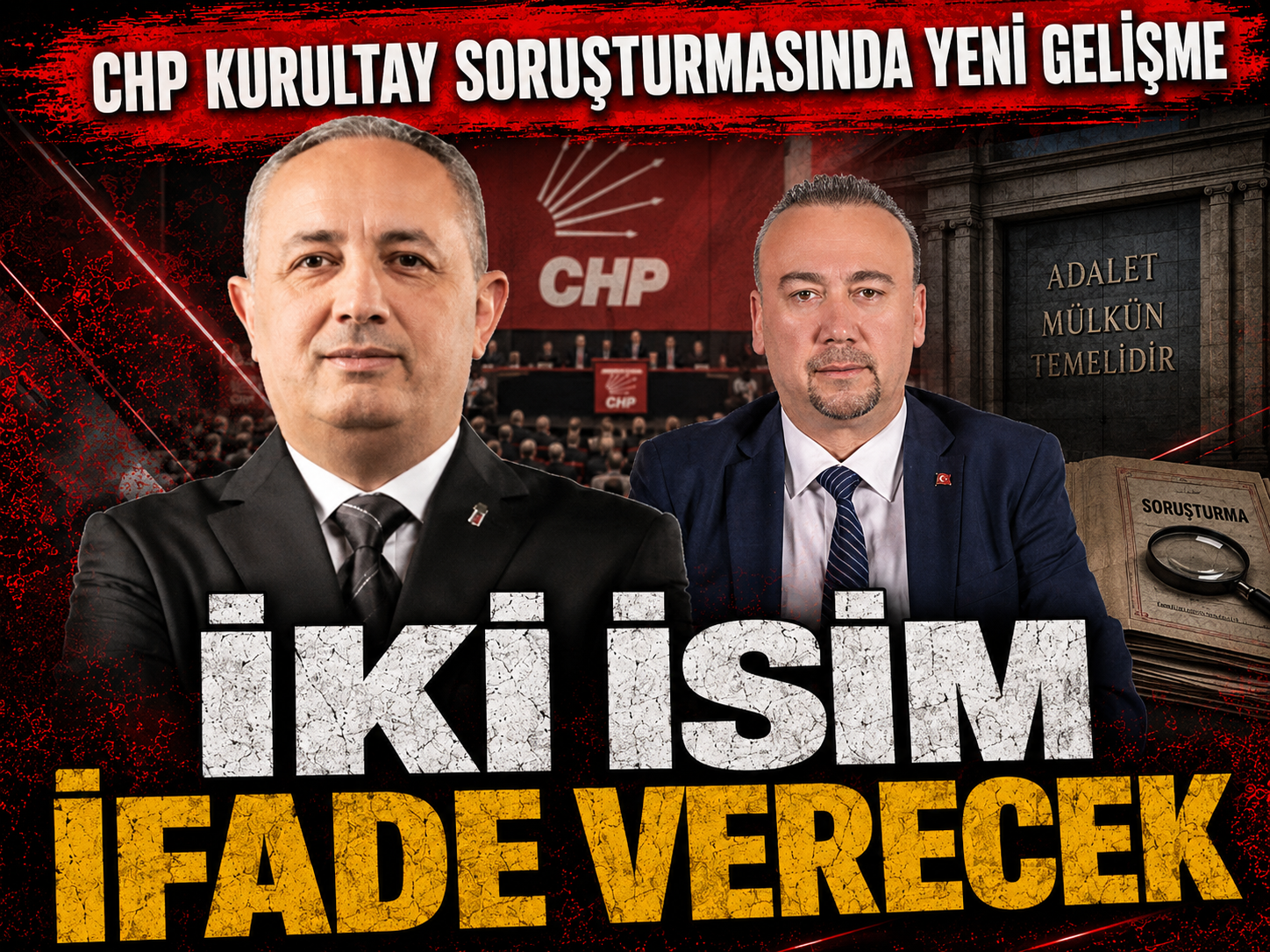 CHP kurultay soruşturmasında yeni gelişme: İki isim ifade verecek