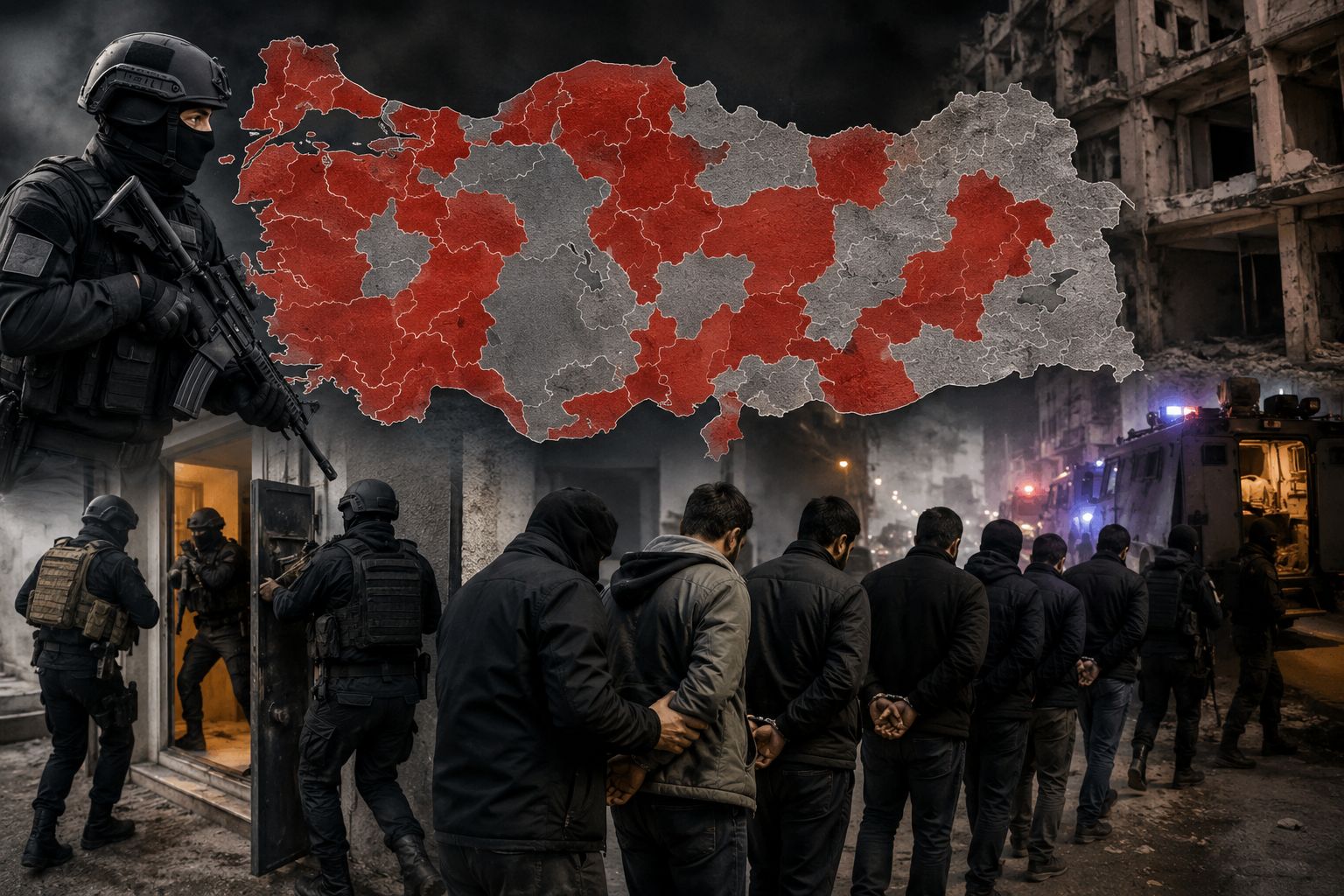 21 İlde dev DEAŞ operasyonu