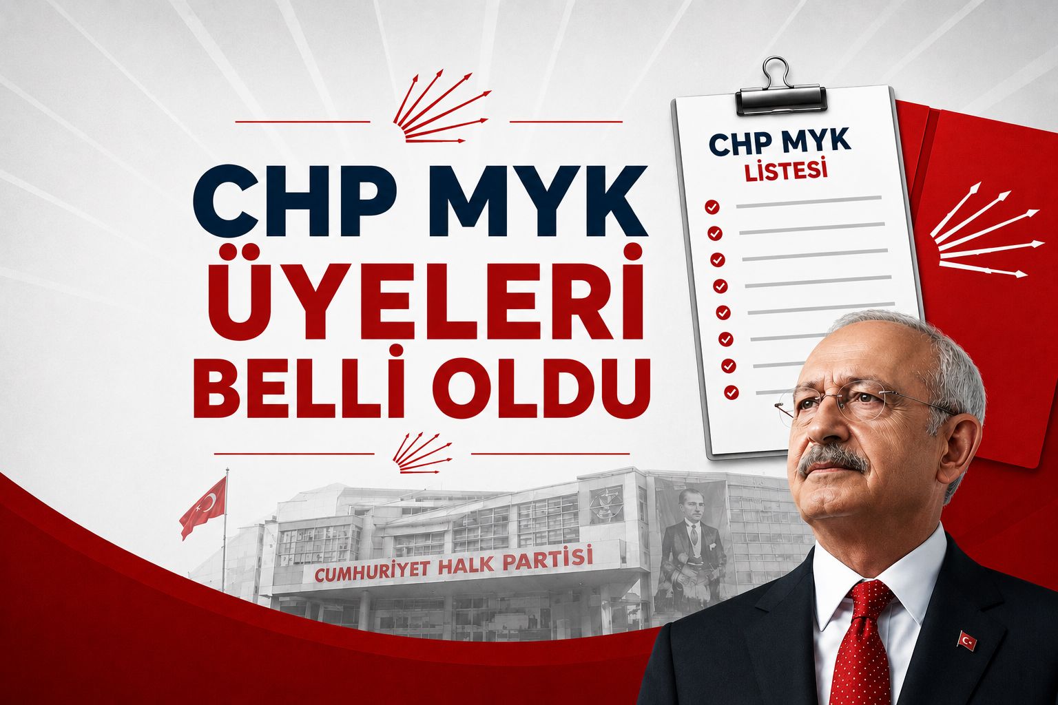 CHP, MYK üyeleri belli oldu