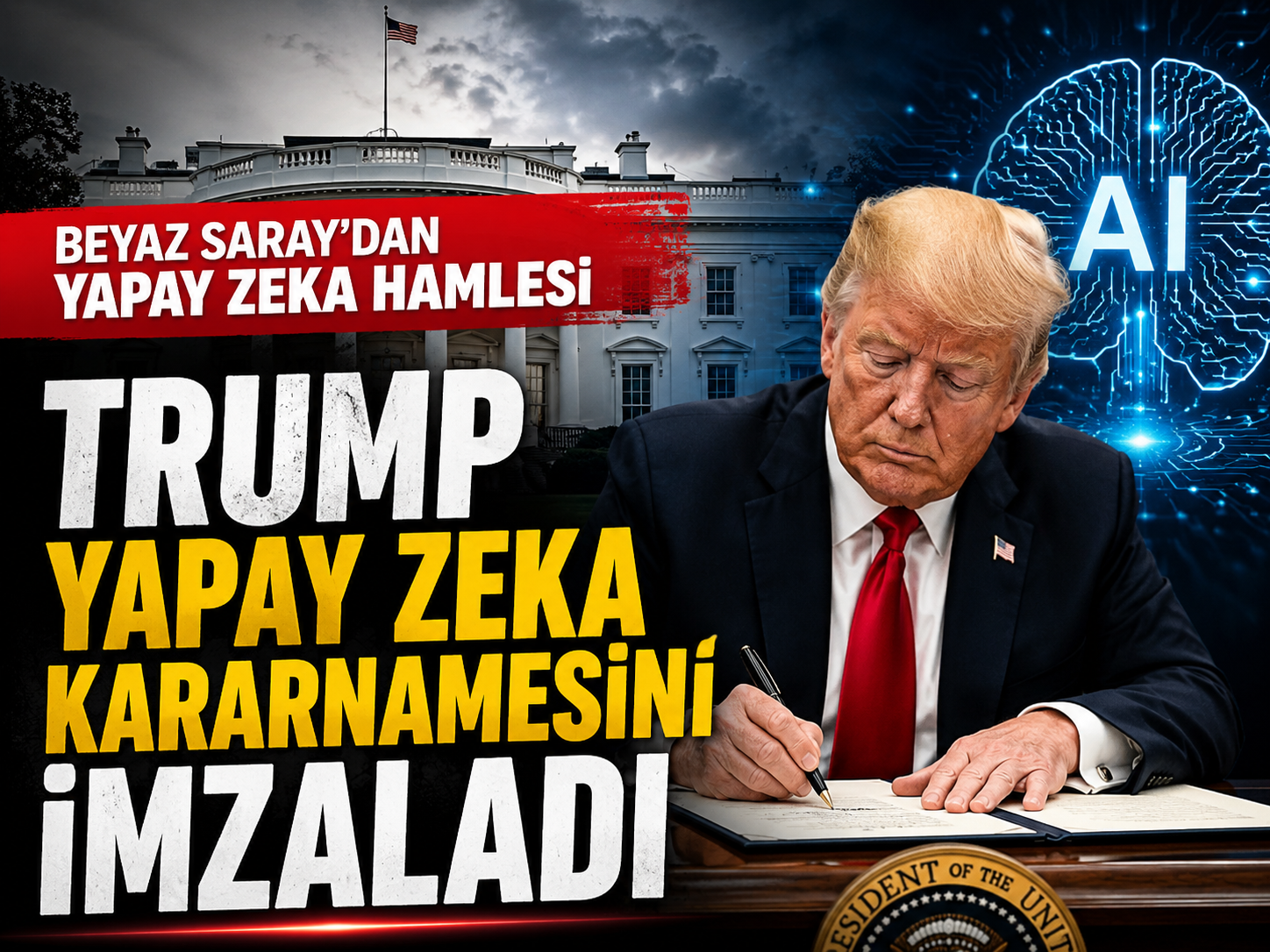 Trump yapay zeka inovasyonu ve güvenliği kararnamesini yayımladı