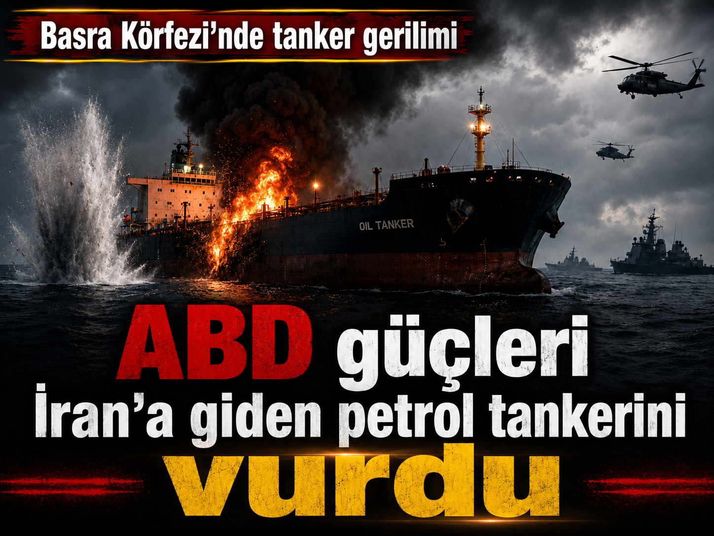 Basra Körfezi’nde petrol tankerine ABD müdahalesi