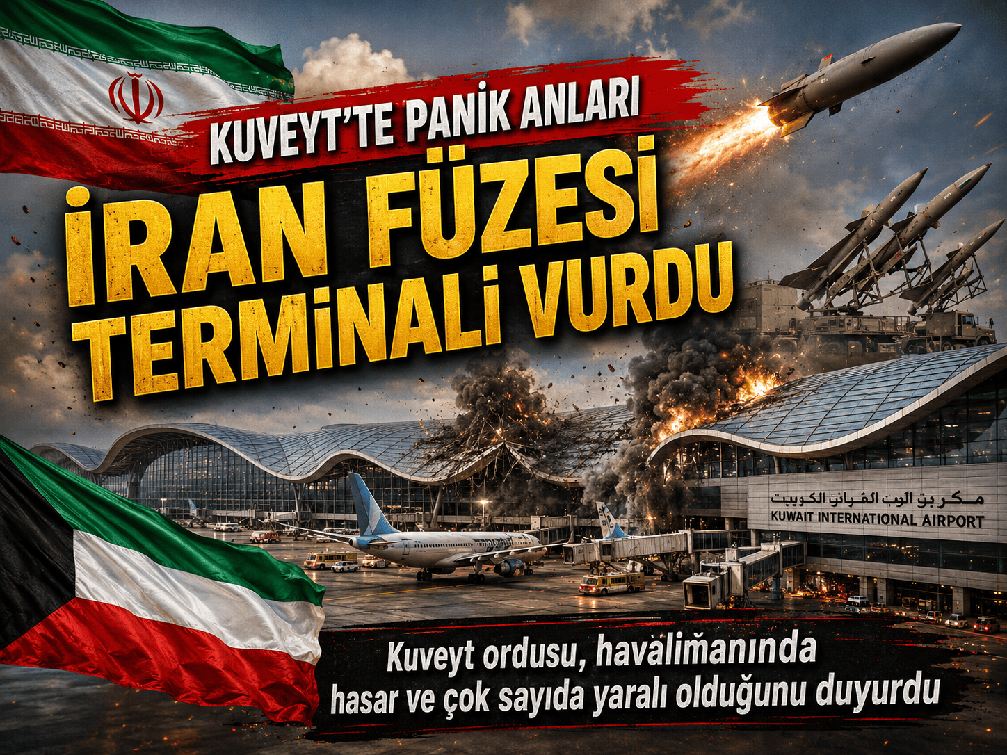 İran’dan Kuveyt’e kamikaze İHA saldırısı: Çok sayıda yaralı!