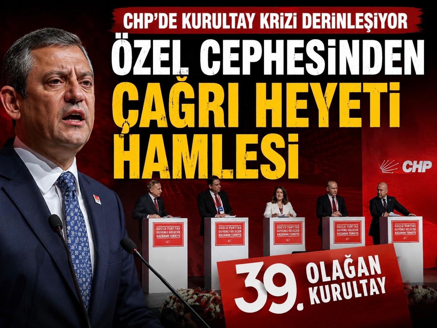 Özel cephesinden çağrı heyeti hamlesi