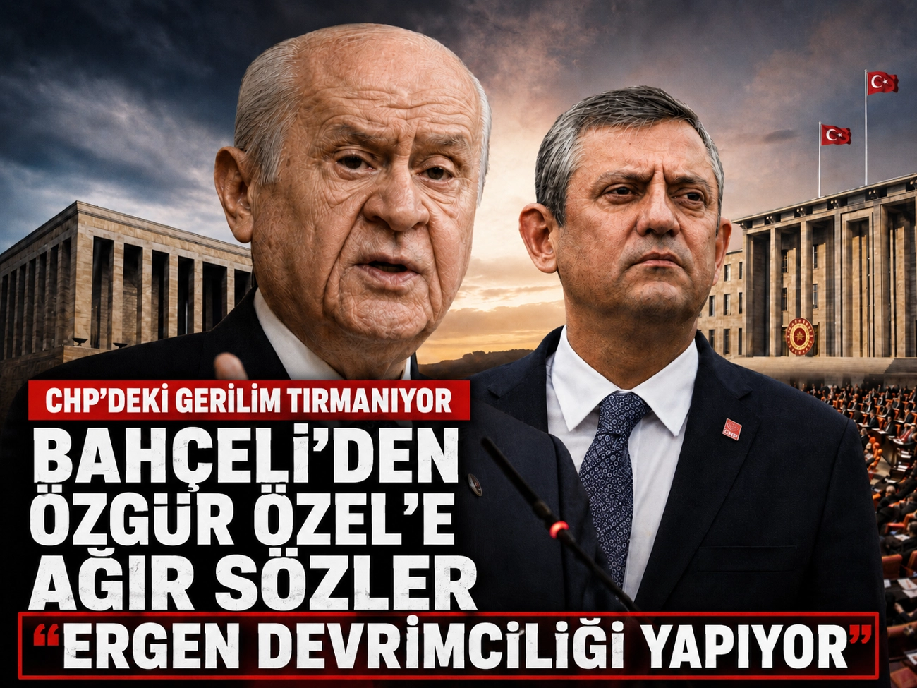 Bahçeli'den Özgür Özel'e ağır sözler: Ergen devrimciliği yapıyor