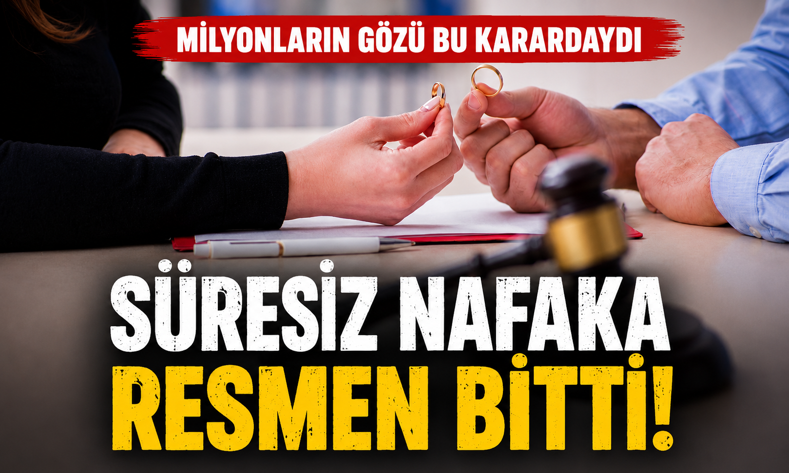 Süresiz nafaka tarihe karışıyor! AYM kararını verdi