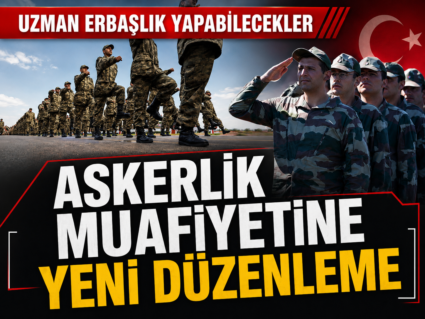Askerlik muafiyetine yeni düzenleme