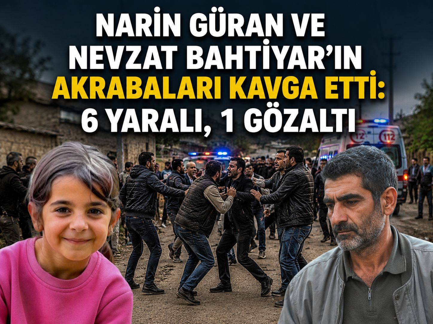 Narin Güran ve Nevzat Bahtiyar'ın akrabaları kavga etti: 6 yaralı, 1 gözaltı