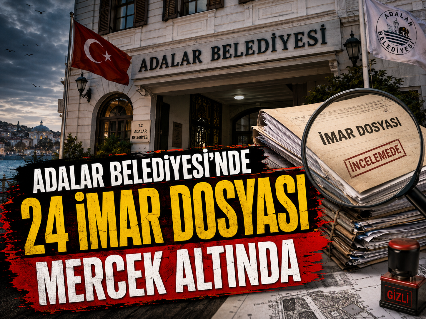 Adalar Belediyesi’nde 24 imar dosyası mercek altında