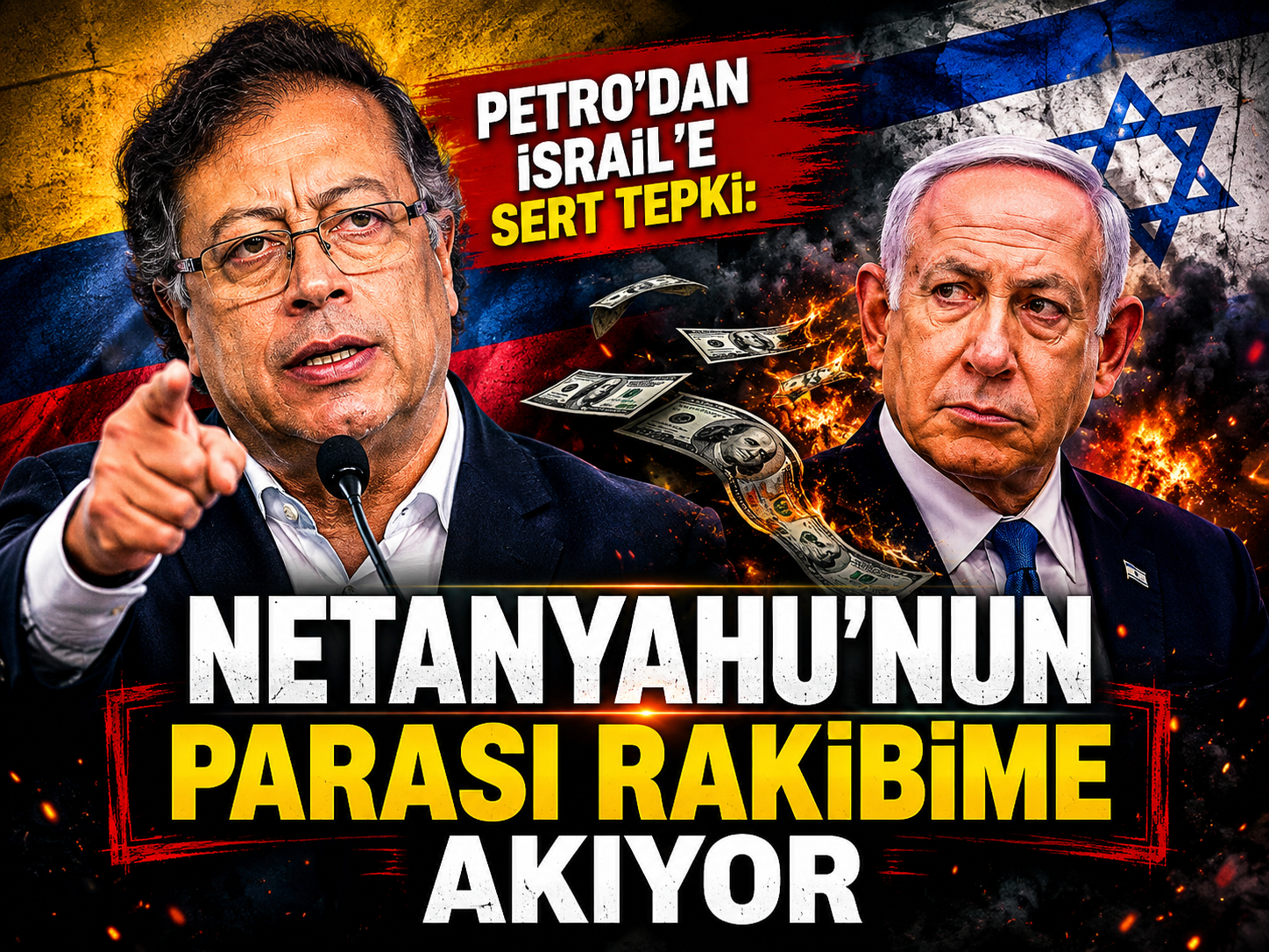 Petro’dan İsrail’e sert tepki: Netanyahu’nun parası rakibime akıyor