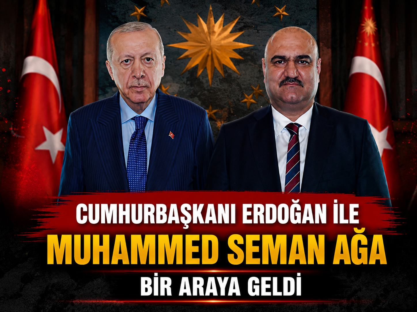 Cumhurbaşkanı Erdoğan ile Muhammed Seman Ağa bir araya geldi