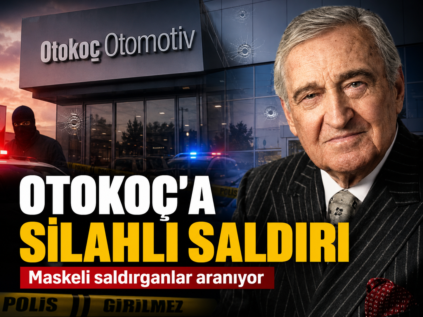 Koç Holding’e bağlı Otokoç’a silahlı saldırı: Maskeli saldırganlar aranıyor