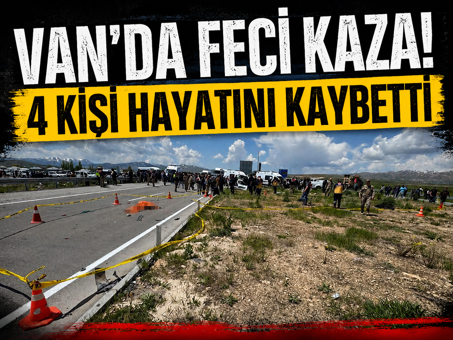 Van'da iki otomobil çarpıştı: Ölü ve yaralılar var