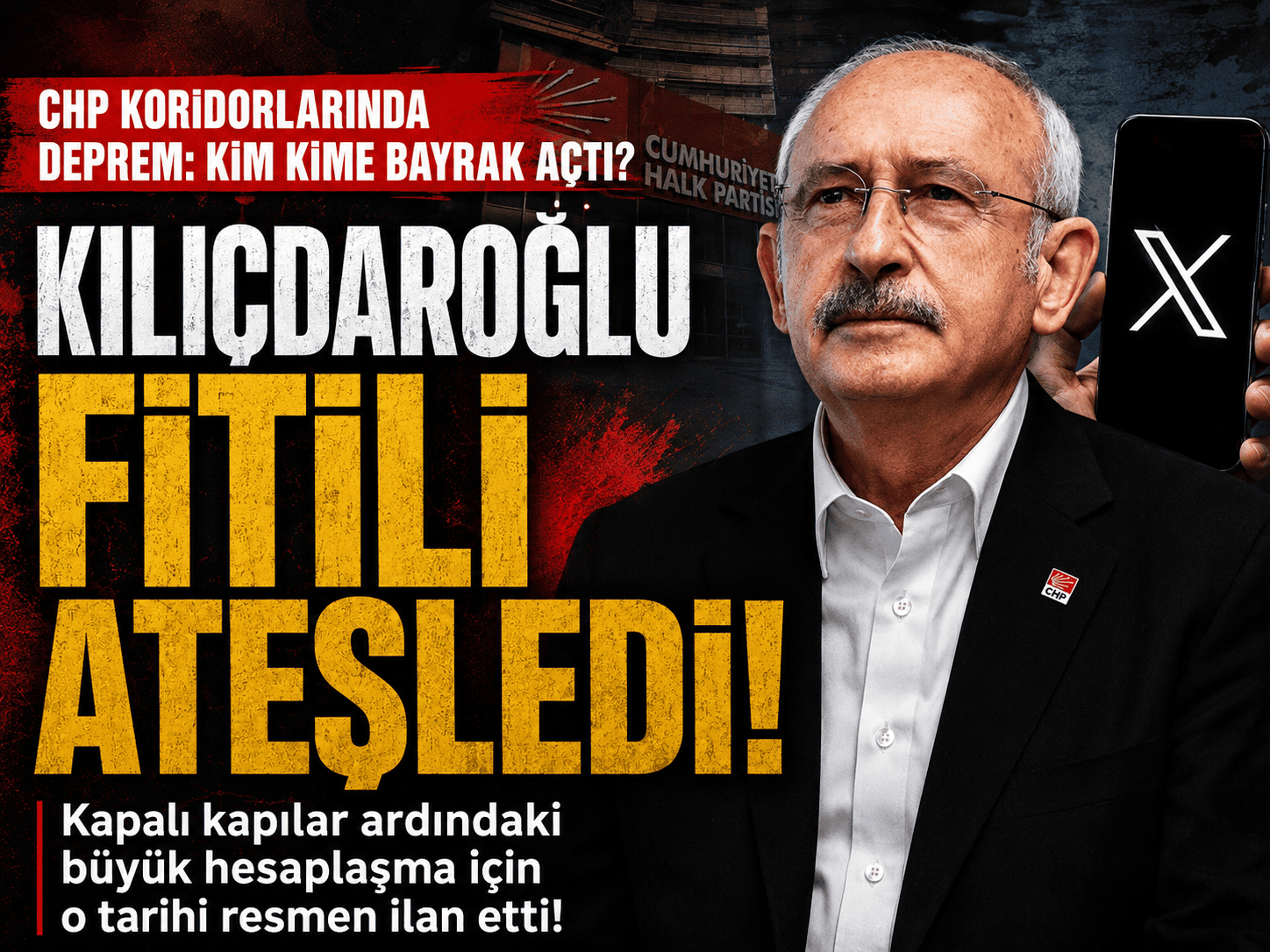 CHP'de büyük savaş başlıyor! Kılıçdaroğlu tarih verdi
