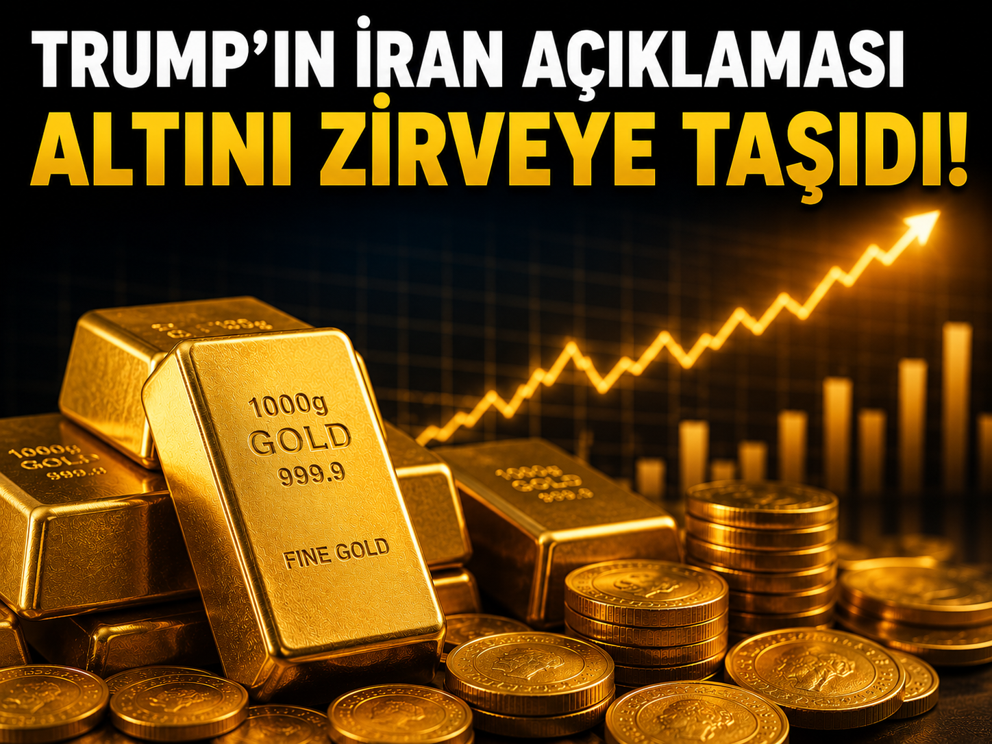 Trump'ın İran mesajı sonrası altın fiyatları hareketlendi
