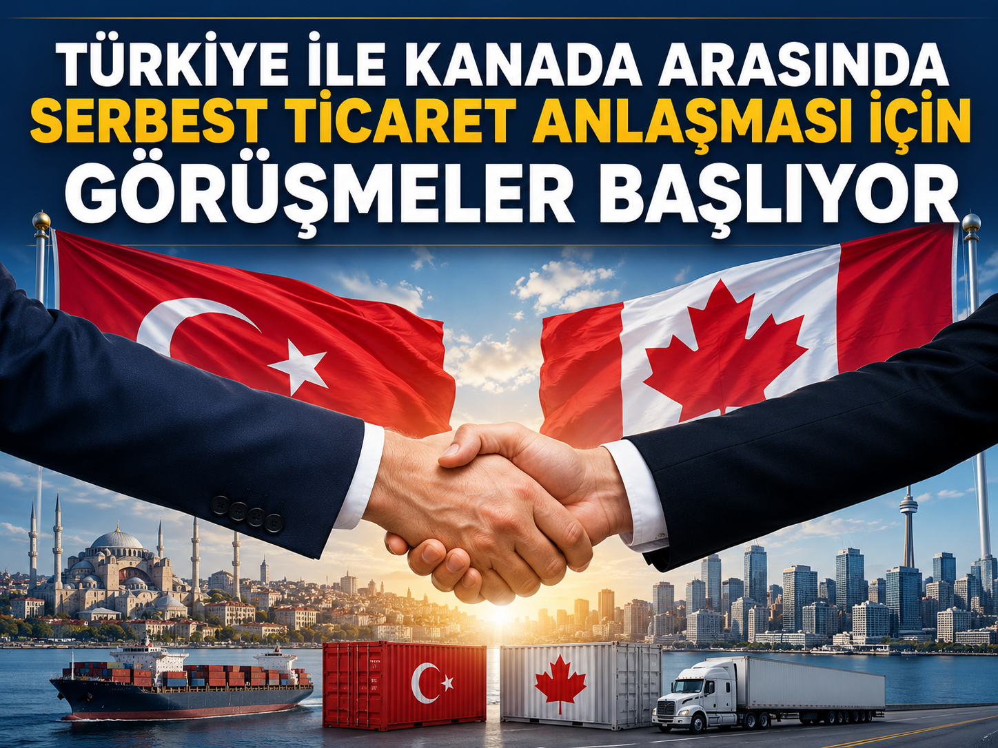 Türkiye-Kanada ortaklığında yeni hedef: Serbest ticaret