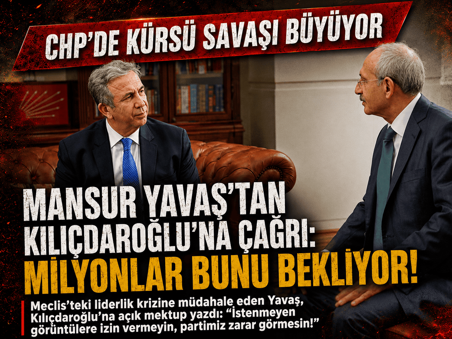 Mansur Yavaş'tan Kılıçdaroğlu'na: Zarar veriyorsunuz!