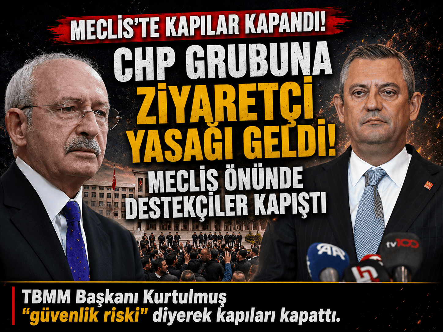 CHP grubunda kürsü savaşı! Kılıçdaroğlu Meclis'e gelmeyecek